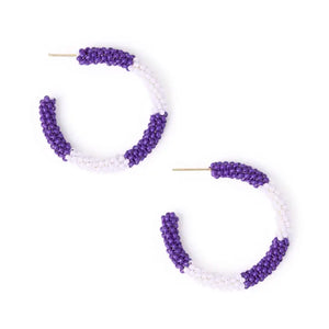 Purple + White