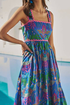 Dark Blue Multi