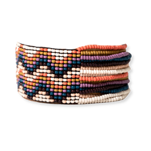 Load image into Gallery viewer, Charli Woven Beaded Stretch Bracelet
