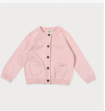 Load image into Gallery viewer, Milan Pastel Baby Button Cardigan Sweater
