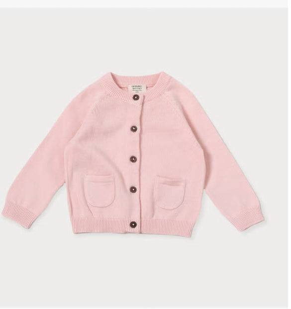 Milan Pastel Baby Button Cardigan Sweater