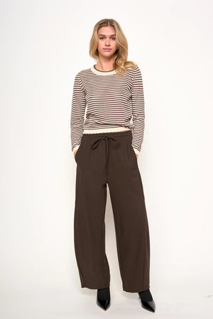 Cocoa Ivory Stripe