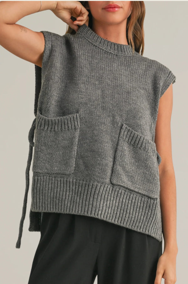 トップス soyy.mohair minimal vest(gray) soyy.mohair minimal vest(gray)