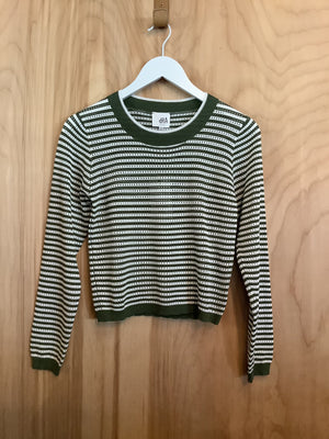 Sage Ivory Stripe