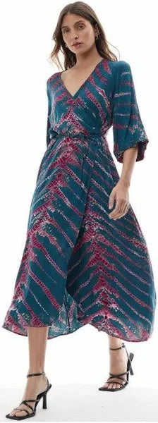Belle Midi Wrap Dress