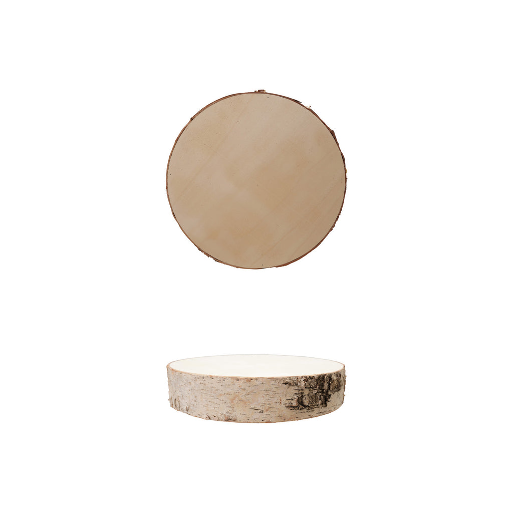 Wood Slice, Natural (Each One Will Vary)