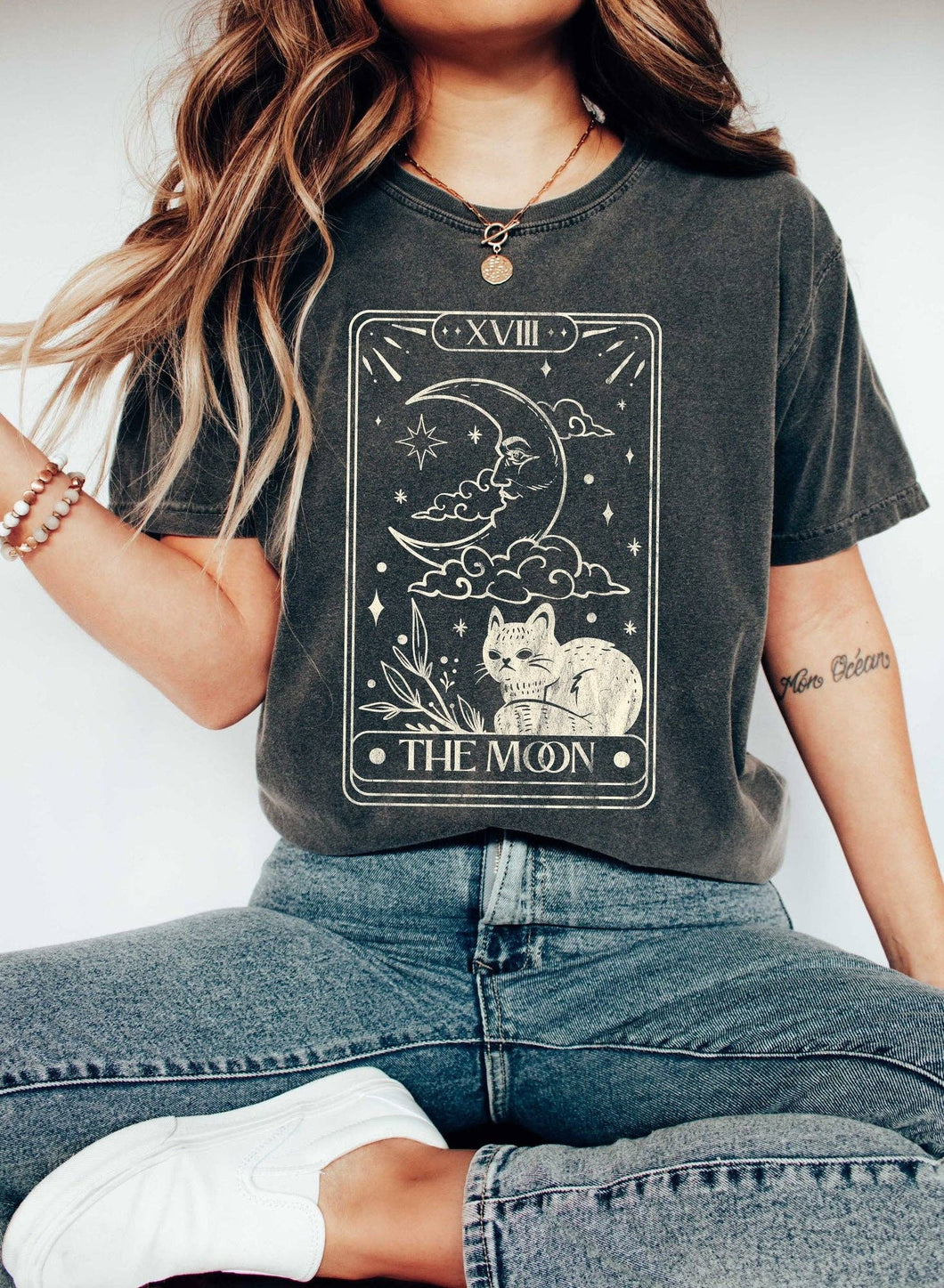 Moon Tarot Card T-Shirt