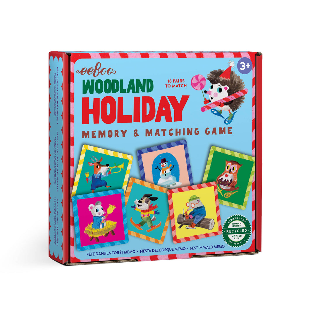 Woodland Holiday Memory Game