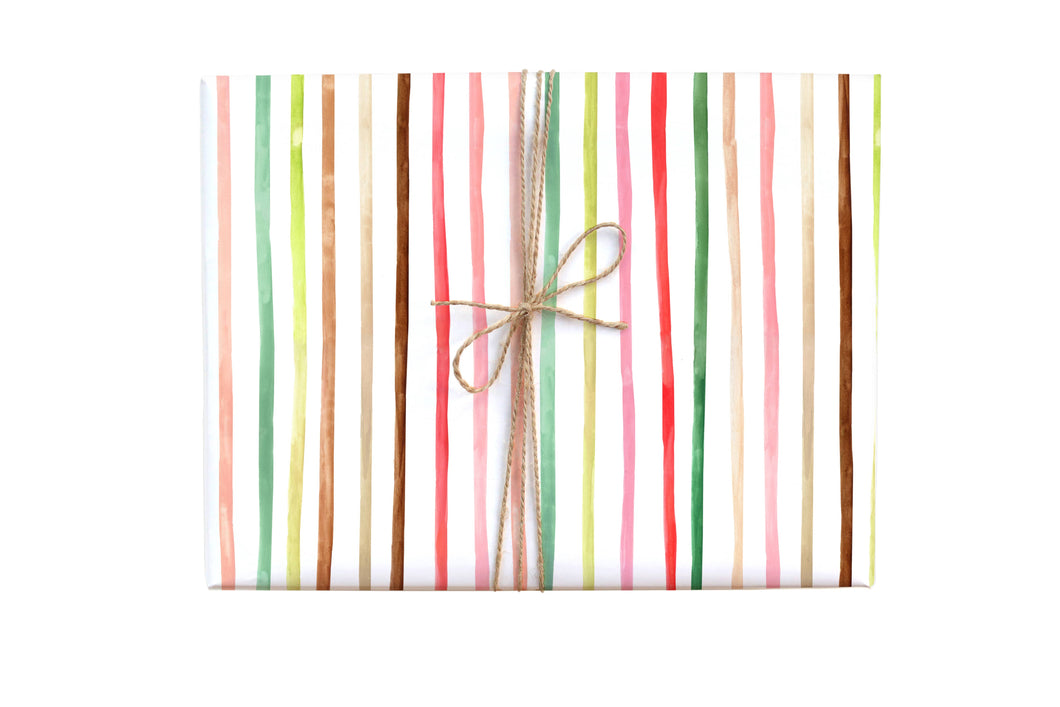 Happy Stripes Gift Wrap Roll
