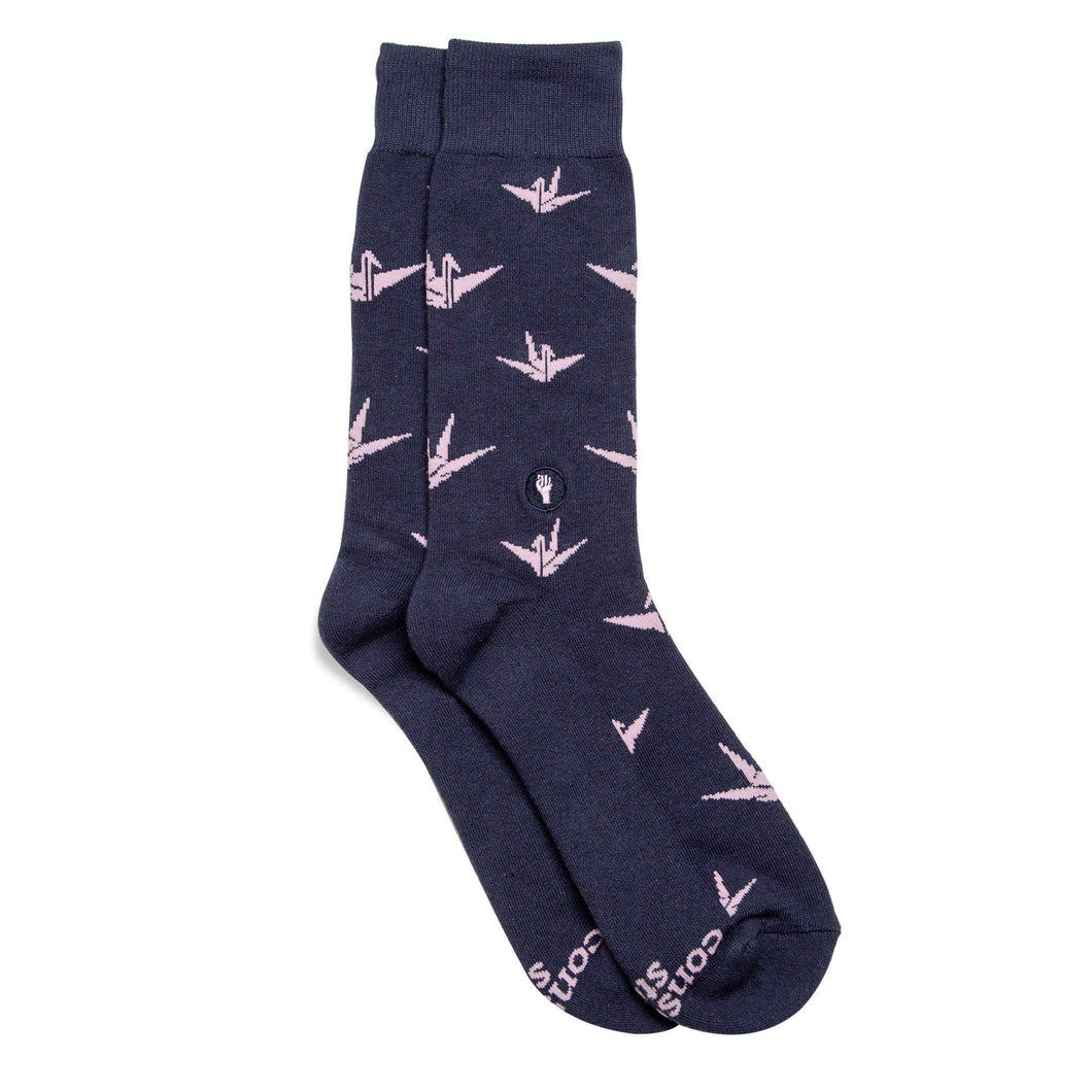 Socks that Fight for Equality Navy