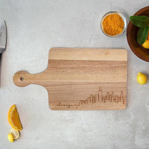 City Skyline Cutting Board
