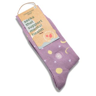 Socks that Support Mental Health Lavender
