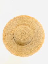 Load image into Gallery viewer, Meghan Crochet Straw Hats with Fringe Edge
