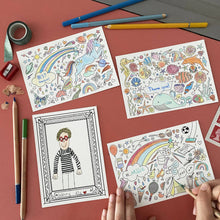 Load image into Gallery viewer, Kid&#39;s Colouring activity set - Mixed theme 8 Pack

