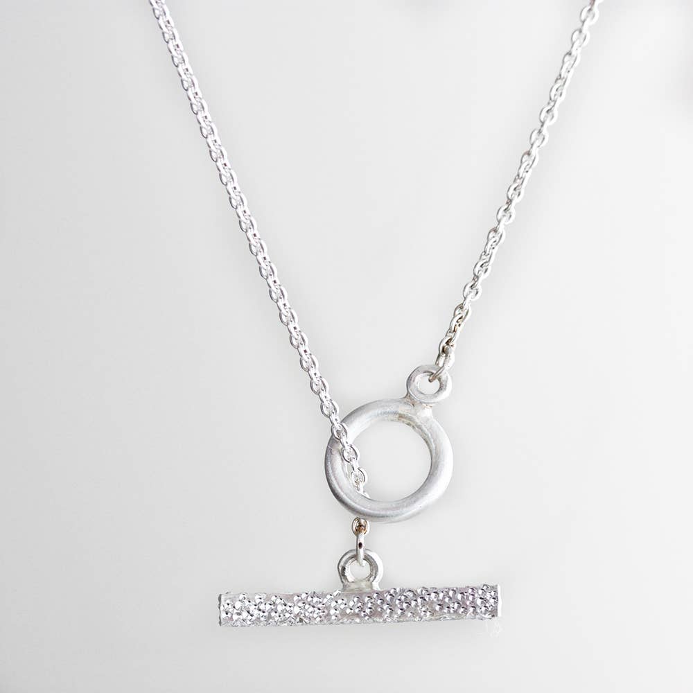 MERIDIAN NECKLACE diamond dusted | lariat necklace