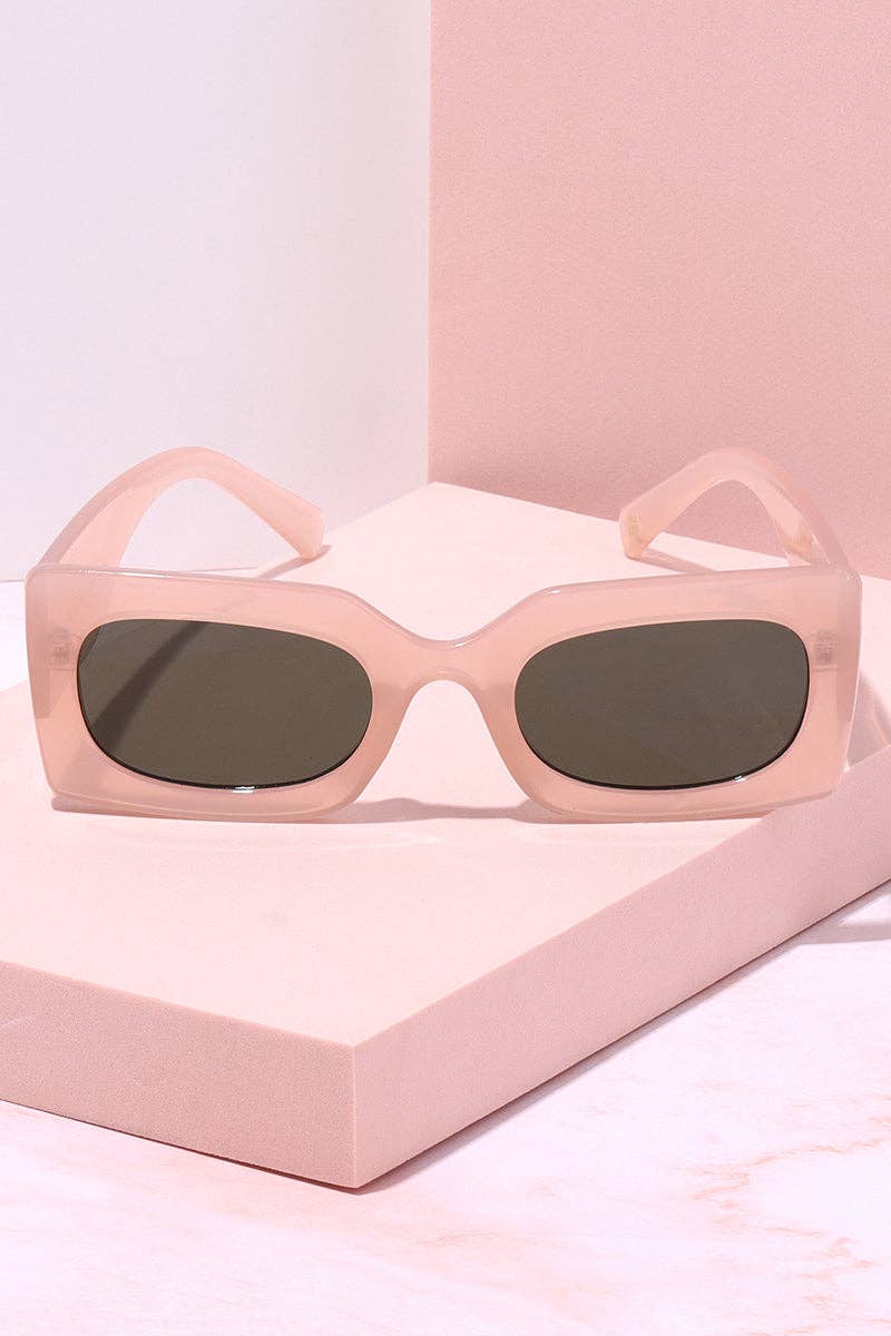 OOO Rectangle Frame Sunglasses